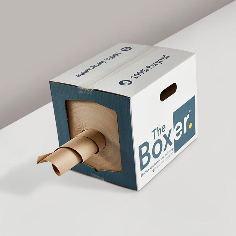slider image - The Boxer® Recycled Paper Void Fill