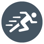 icon of running man