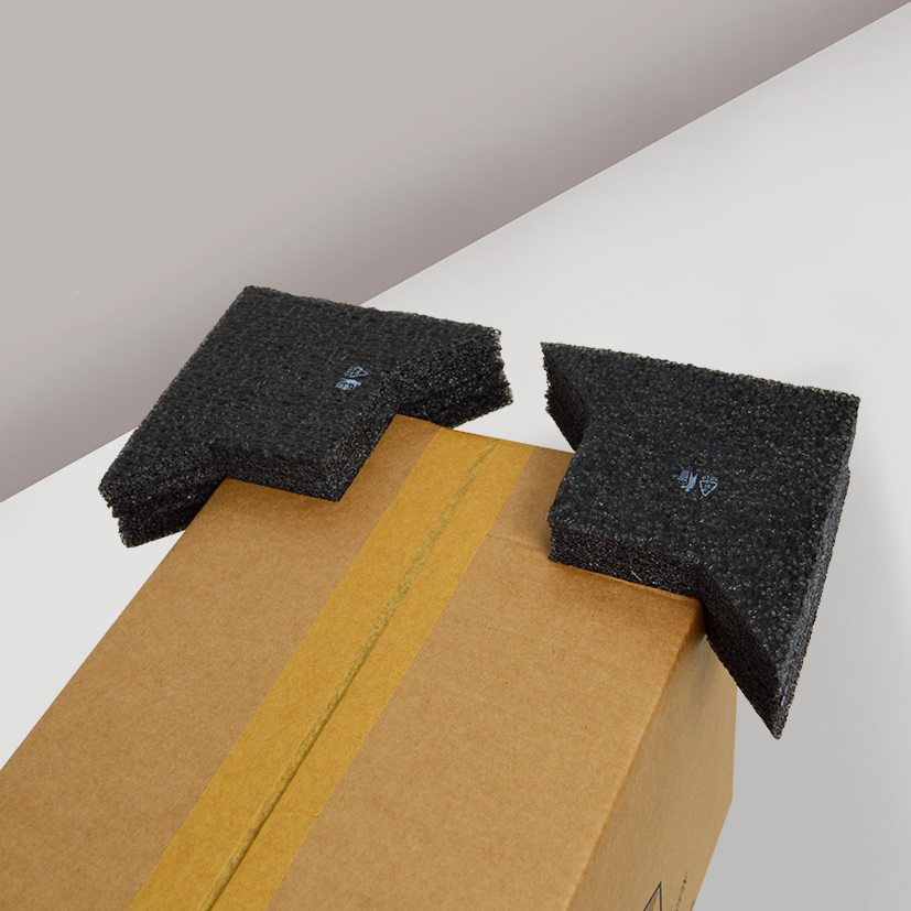 slider image - Recycled foam corner protectors